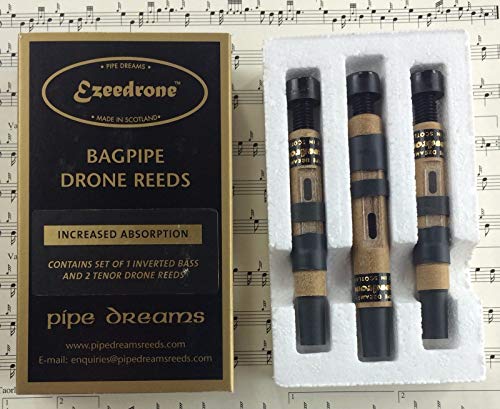 Ezeedrone Bagpipe Drone Reeds Easy Absorption Standard Tenors Inverted Bass