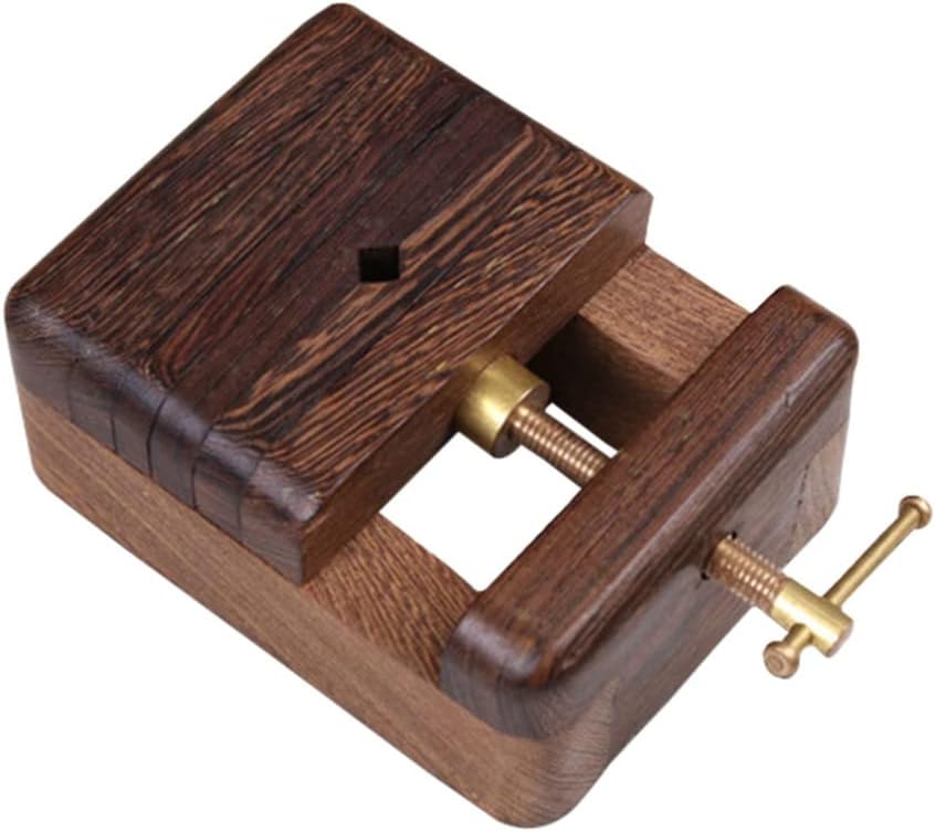 EXCEART Chinese Seal Stone Bed Wood Clamp Seal Engraving Adjustable Carving Clamp for Stone Carving Wood Working