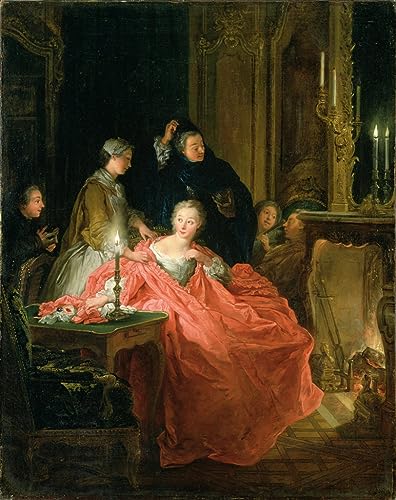 Peinture murale Après le Bal Jean François De Troy toile murale 60x90cm