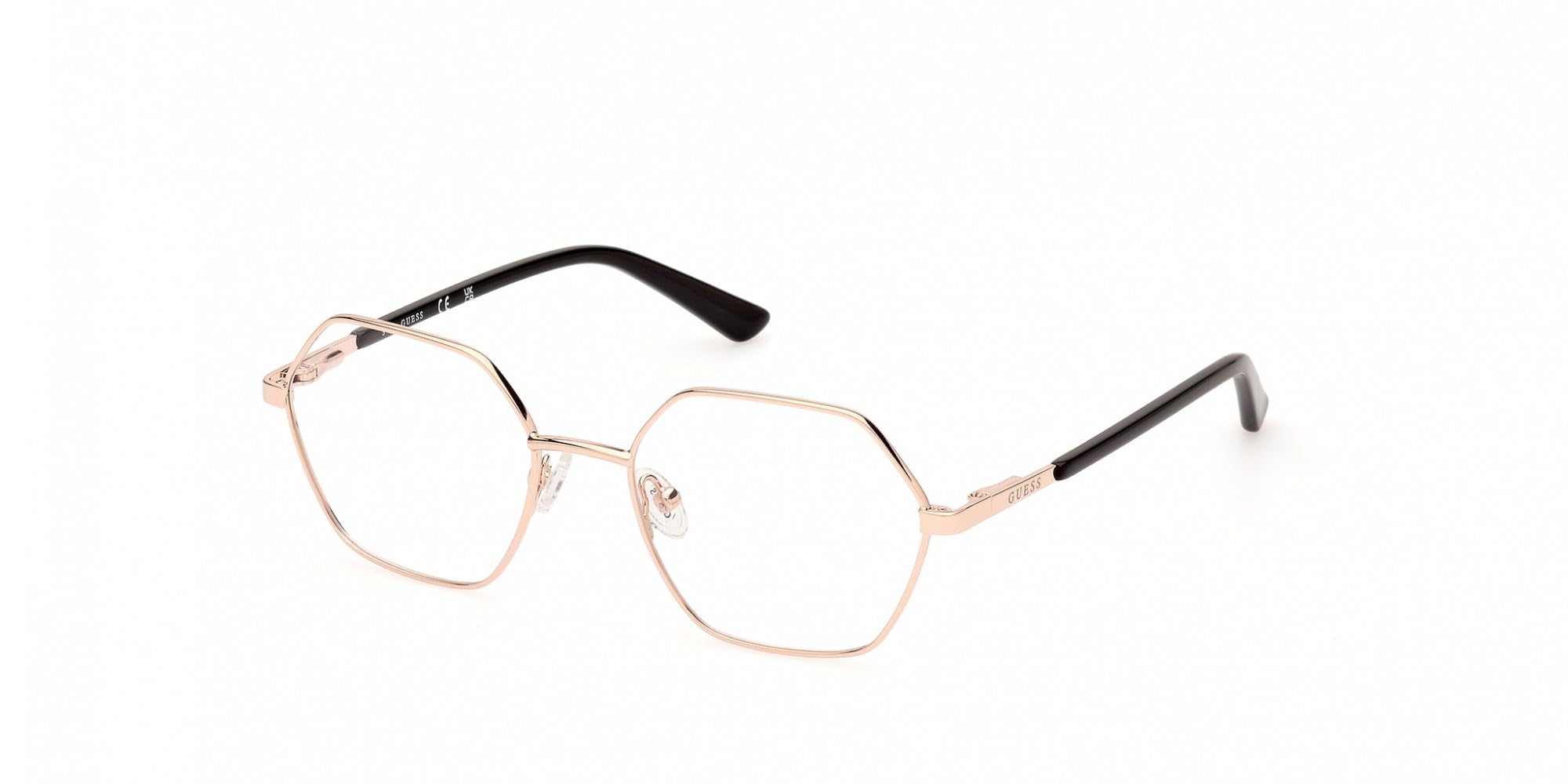 Guess Unisex Black Gu8275 005 Optical Frames Aluminum Geometric Normal