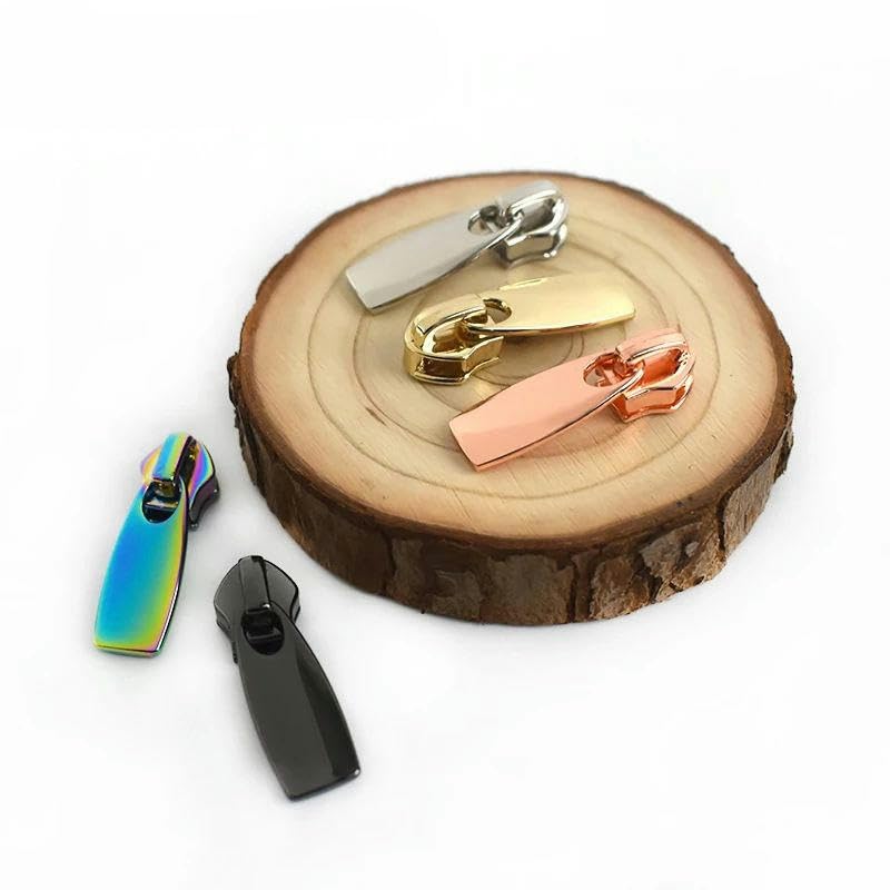 10/20 piezas 5# tirador de cremallera deslizante para cremalleras de nailon bolsa mochila ropa cabeza con cremallera sastrería reparación accesorios de costura DIY-como muestra la imagen-20 piezas