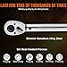 VEVOR 1/2-inch Drive Click Torque Wrench 25-250ft.lb/34-340n.m, Dual-Direction Adjustable Torque Wrench Set, Mechanical Dual Range Scales Torque Wrench Kit with Adapters Extension Rod