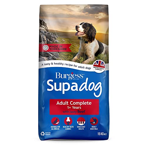 Burgess Supadog Adult dry dog food with tasty beef 15 kg
