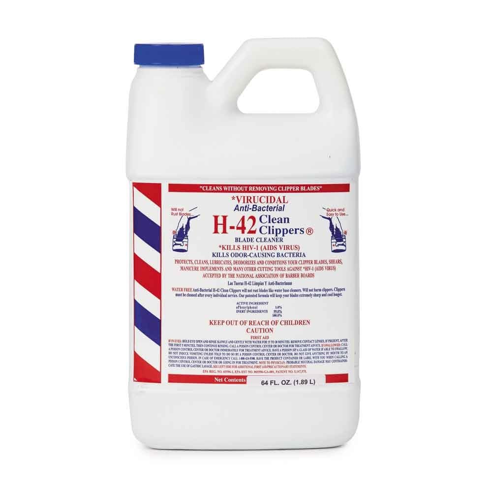 Clipper and Blade Cleaner Groomer Stylist Barber Cleans, Lubricates and Deodorizes (64 oz Bottle)