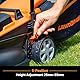 LawnMaster CLM2432K Sichelmäher Akku-Rasenmäher 24V 32cm Schnittbreite,150m²,25-65mm Schnitthöhe, inkl. 4,0 Ah Akku Batterie + Ladegerät