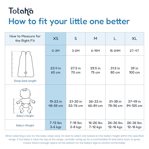 Image of TotAha Sleep Sack 0-3 months 3 Pack, Buttery Soft Newborn, Infant Sleeping Bag for Girls, Light Baby Wearable Blanket, 0.5 TOG