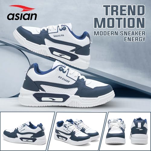 Image of ASIAN Shadow-02 Sneakers for Men | Cushioned Insole, Anti-Slip Outsole & Premium Stylish Design | Trendy Casual Sneakers for Gym