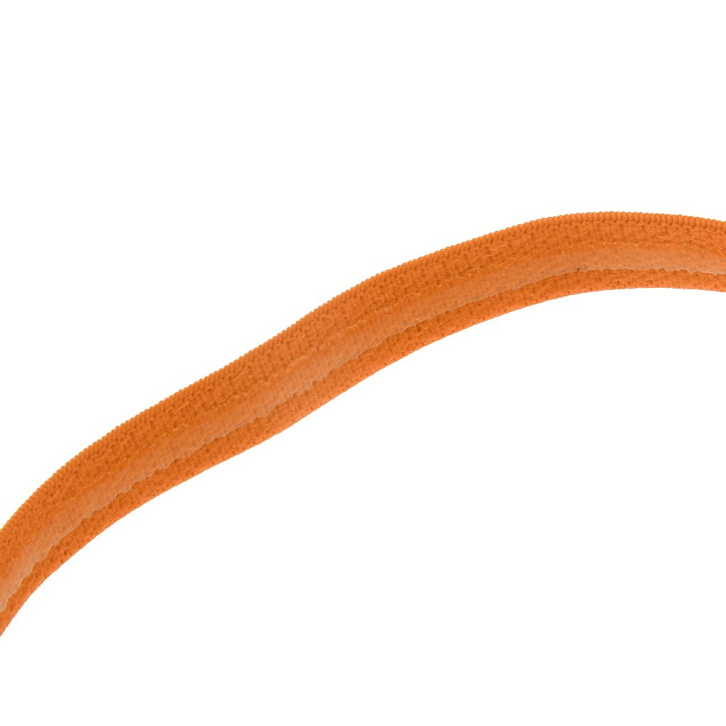 Elastic Hair Band Sports Yoga Running Double Loop Headband Orange-image-4