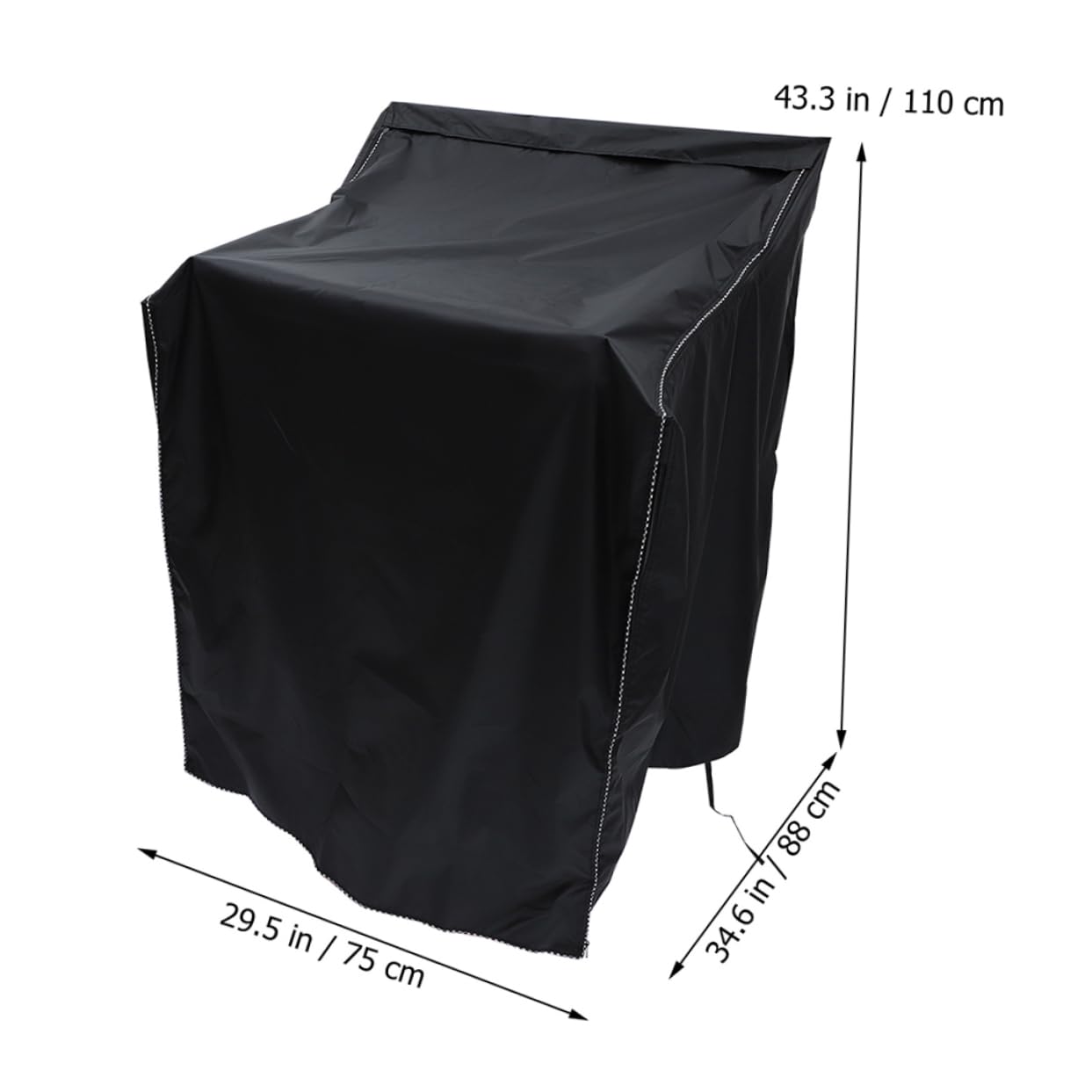 SHINEOFI 2pièces Housse de Protection pour Lave-linge et Sèche-linge Côtés Élastique Oxford Résistante pour Cuisine Salle de Bain