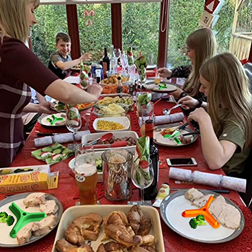 TOYANDONA Silicone Voedsel Plaat Divider 3 Grids Voedsel Separator Food Grade Portion Control En Gemakkelijk Scheppen… - Image 7