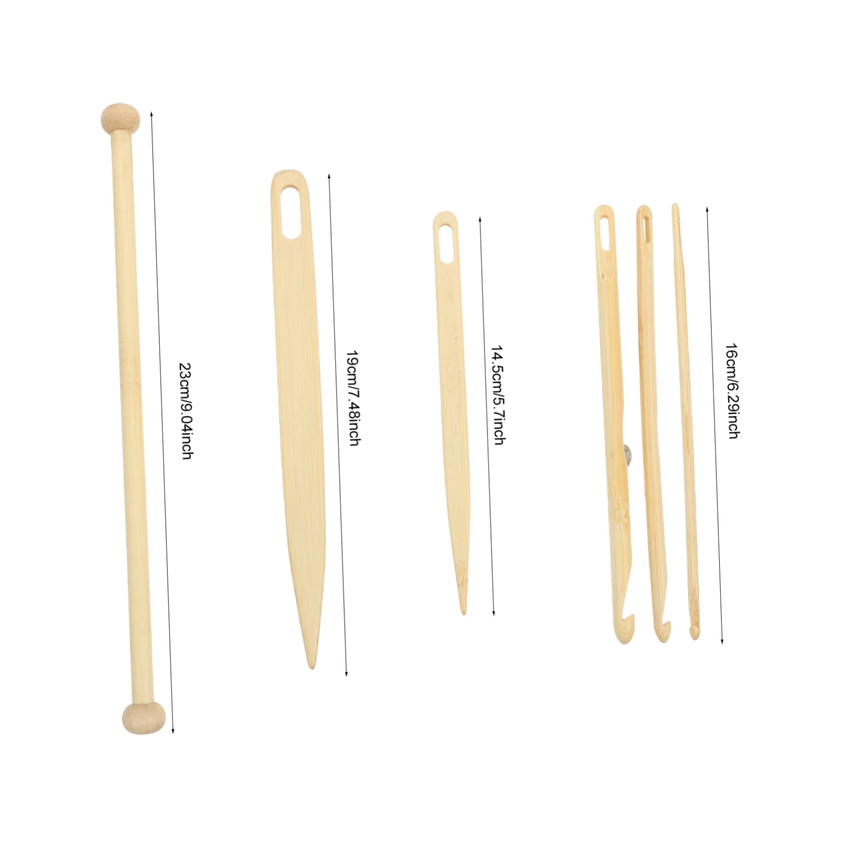 DOITOOL Weaving Loom Tools Tapestry Knitting Accessories 1 Set Loom Knitting Kit Easy to Use Smooth Surface