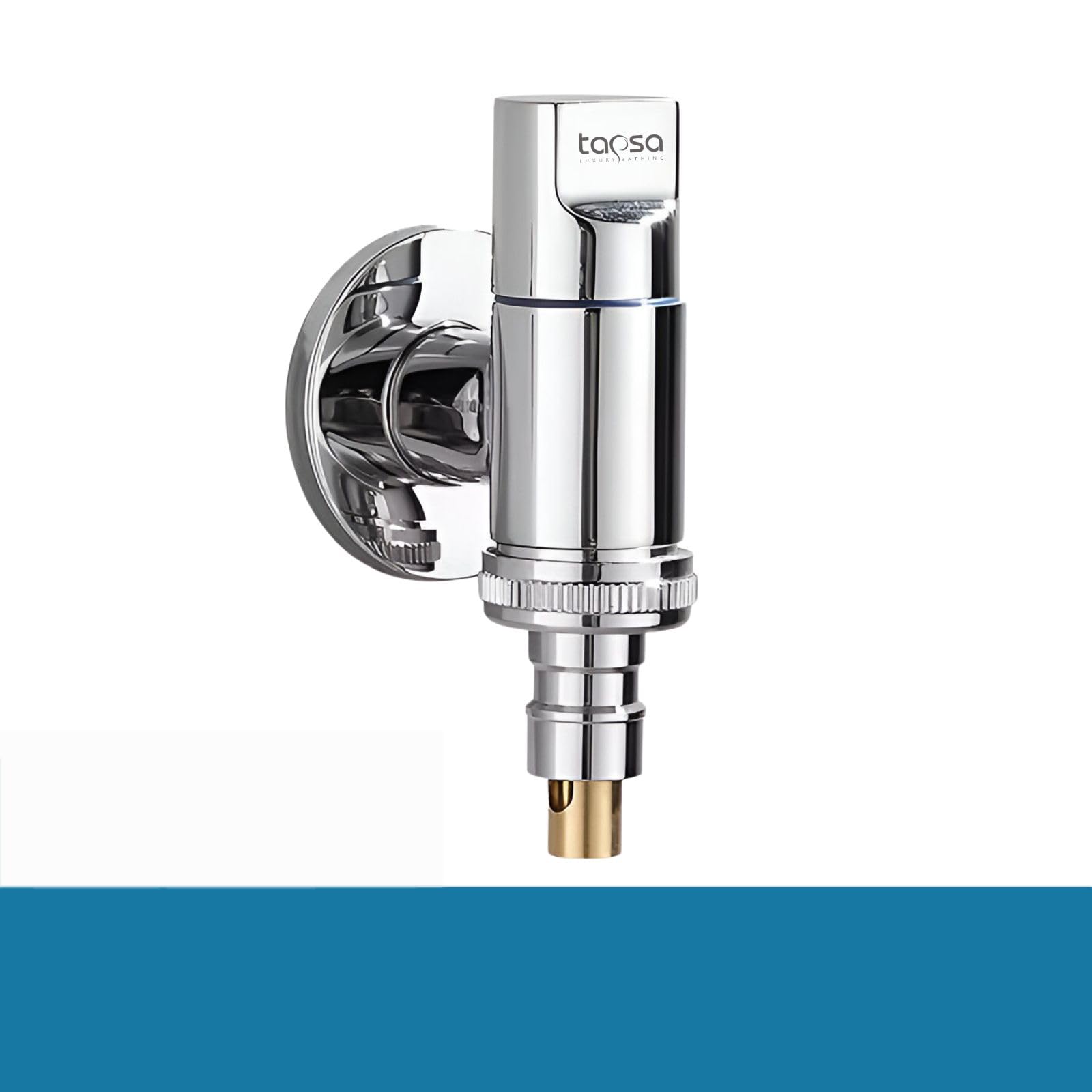 Tapsa Washing Machine Tap Silver|Washing Machine Tap|Laundary Faucet|Washing Tap|Water Spigot Outdoor Faucet (Pack of 1) Nozzle Cock Faucet (Wall Mount Installation Type)