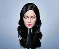 1/6 フィメール ヨーロピアン ヘッド（茶髪ショートヘア）（KT010B） 1/6スケールヘッドスカルプトショートヘアに適用12インチ男性用