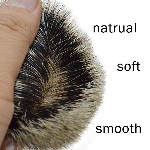 High mountain HD badger hair knot of shaving brush for men wet shave (22)