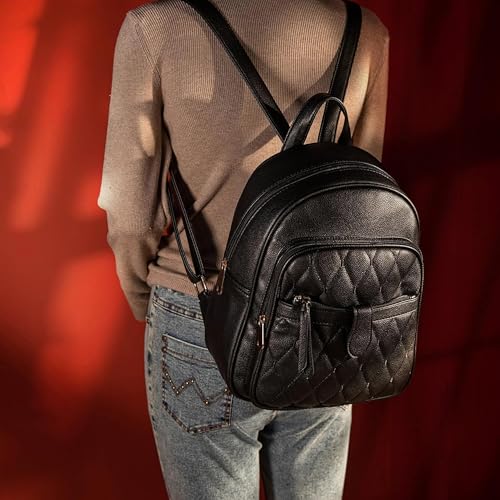 Image of Comfabie Backpack for Women | Office,Travels & Daily Use | Trendy & Casule Backpack | Stylish Vegan Leather Backpack Bags for College Girl | Shoulder Bag for office | Best Gift for Wife Sister Friend