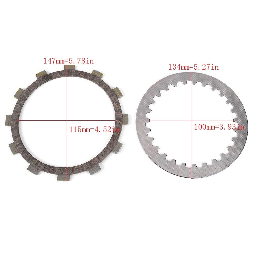 Piezas De Motocicleta Placas Fricción Embrague Motor para Yamaha SRX250 SR250 Special SR SRX XT 250 XT250T XT250 XT250LC XT250L