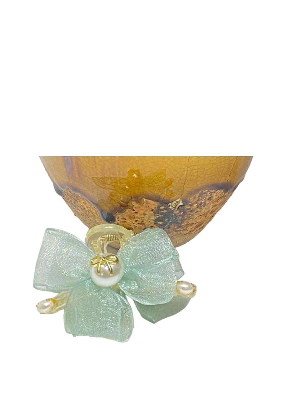 KRIVA TRENDING Korean bow style hair clutcher, clips for girls, women. (Pista green) (B0CYHB7V3K) Amazon Price History, Amazon Price Tracker