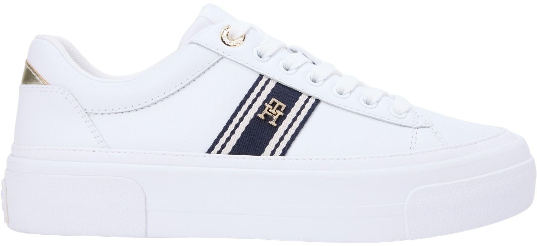 Tommy Hilfiger Th Foxing Platform Webbing Fw0fw09353 BasFemme