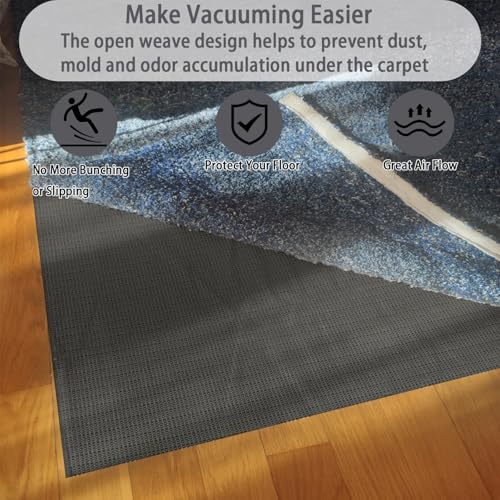 Base antideslizante recortable y reutilizable de PVC para parqué lavable sin olor 3