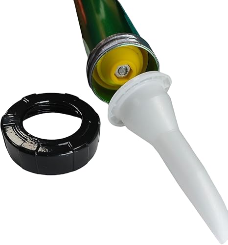 Miniatura 3 de Pistola de calafateo de salchichas con tapa frontal de aluminio, cubierta frontal de aluminio duradera para calafatear salchichas (negro, paquete de