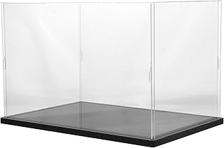INOOMP Vitrine De Boneca De Acrílico Montar Caixa De Exibição Transparente À Prova De Poeira Colecionáveis Vitrine Bancada Caixa De Figuras De Ação Para Figuras Brinquedos De Boneca