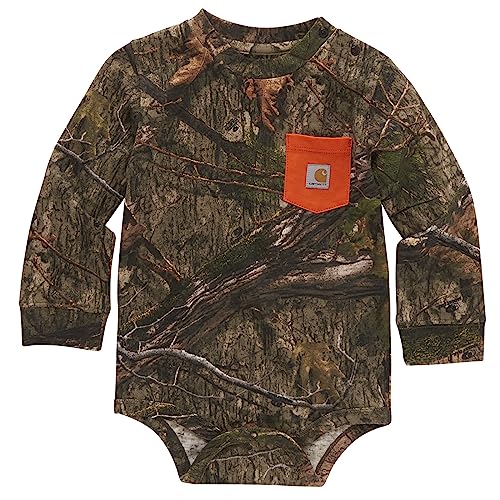Image of Carhartt unisex-baby Long-sleeve Pocket Bodysuit