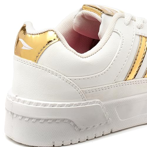 Image of ASIAN Women PARADISE-12 Casual Mid Top Sneakers,Stylish and Trendy Shoes with Laces for Women and Girls
