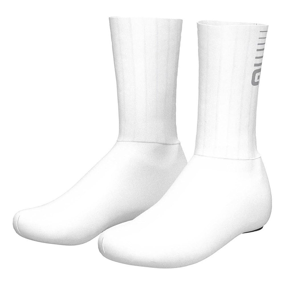 ALE' Copriscarpe ciclismo WHIZZY bianco-grigio - M/38-40