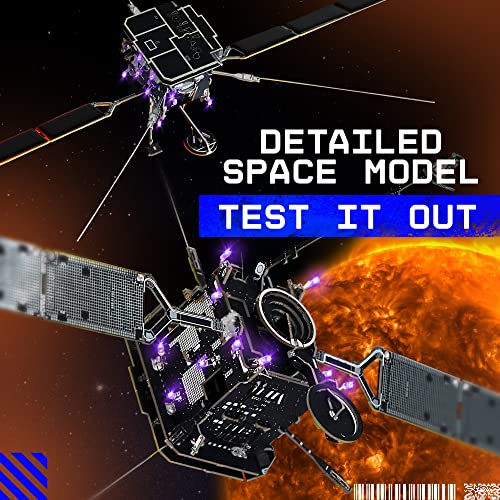 Geeek Club Space O DIY Engineering Kit - Solar Orbiter Model Building Kit - Solar-Powered Science Toy Kits - Educational STEM Kit, Electrical Engineering Kit - DIY Toy Gift for Adults, Teens, Kids 14+ - Image 5