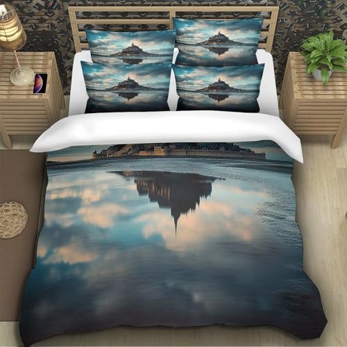 Parure de Lit Microfibre Résistante et Douceur Premium - 5