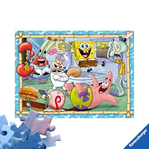 Puzzle 200 pièces : Nouvelles aventures à Bikini Bottom Bob 'éponge Ravensburger France - vue 3