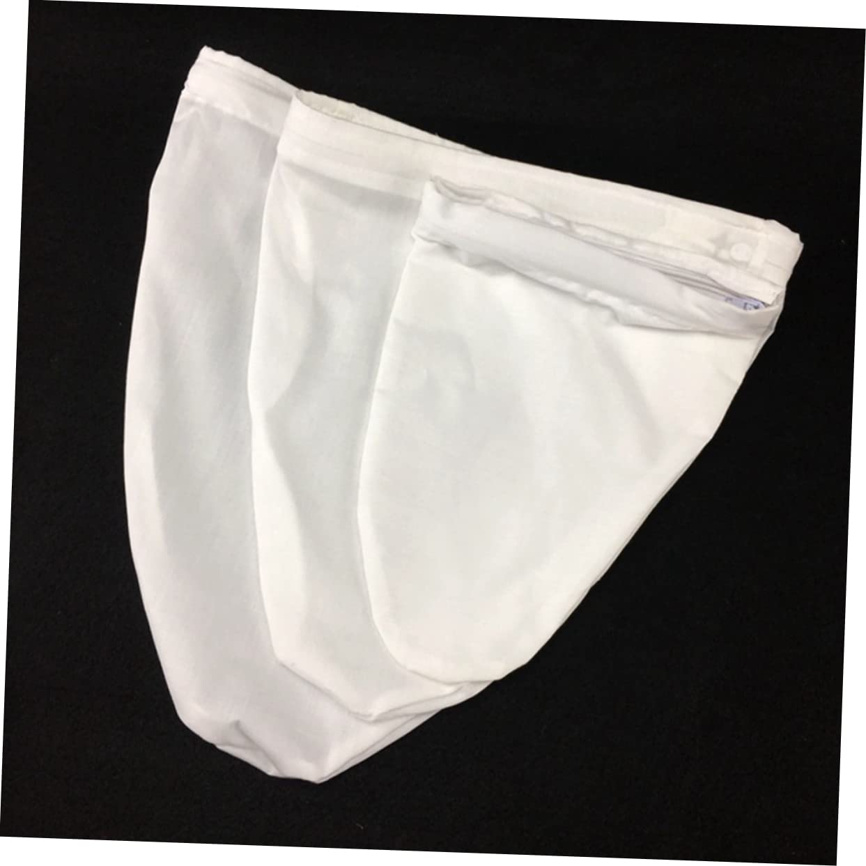 Bolsa de Filtro de Té de Acero Inoxidable, 3 Piezas Blanco
