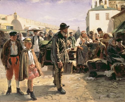 Tableau paysage Korovin pour rompre la monotonie d'un bureau grand format