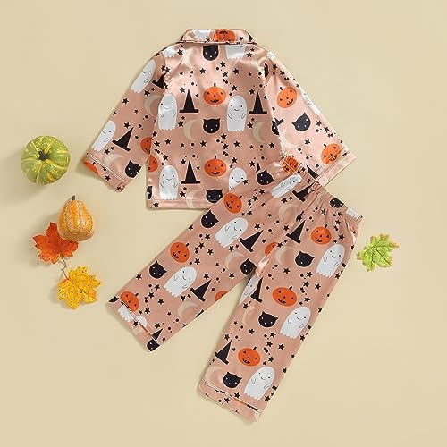 MAINESAKA Baby Girl Short Sleeve Button Down Tops And Shorts Snug Fit Pajamas Set 2 Piece Silk Satin Pjs Summer Sleepwear3