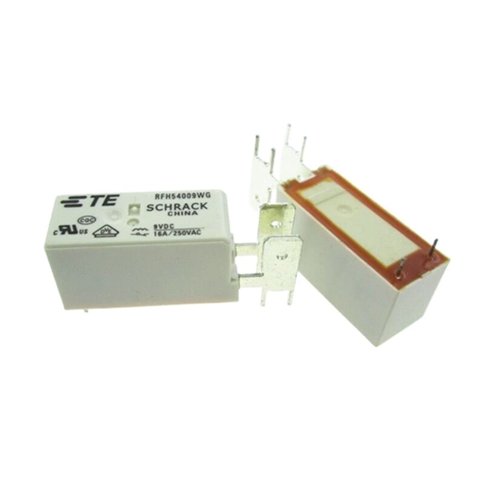 Relais RFH54009WG 9V CC commute 16A pour automatismes et cartes électroniques