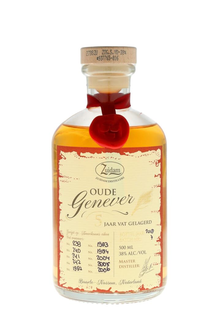 Zuidam 5 Years Oude Genever 0,5L (38% Vol.)