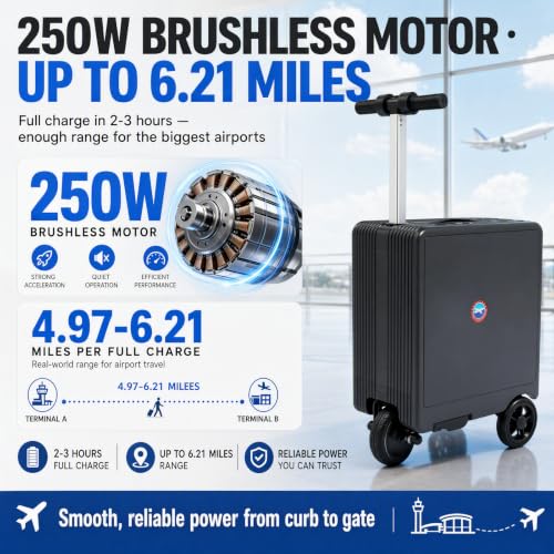 EurHomePlus Electric Rideable Suitcase