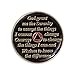 1 Year Sobriety Coin | Glitter Triplate AA Chip Recovery Anniversary Token (Pink)