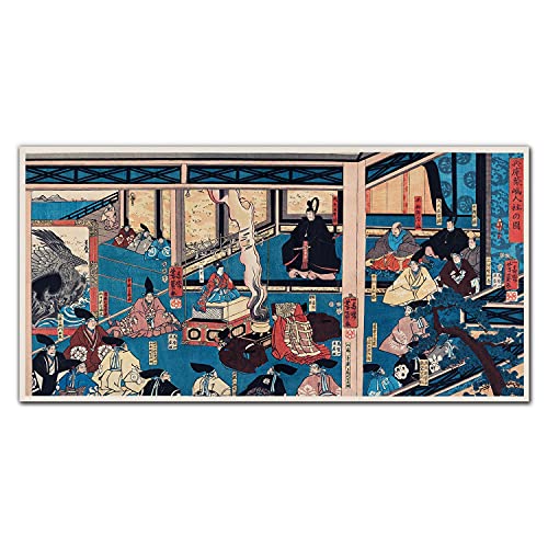 Photo sur verre asiatique traditionnel pour une décoration murale zen