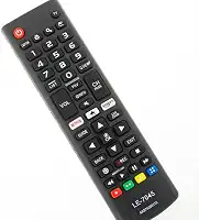 Controle Remoto Universal Com Teclas Funcionais Para Aplicativo Compatível Com Modelos LG Smart LED LCD 4k (Modelo SKY-8035 / LE-7045) AKB75095315