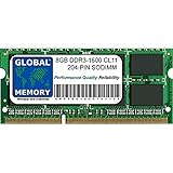TAILLE/CAPACITÉ: 8Go GLOBAL MEMORY 8Go DDR3L 1600MHz PC3L-12800 204-PIN SODIMM MÉMOIRE RAM pour Intel iMac 27 Pouces Retina 5K (Fin 2014 - MI-2015)