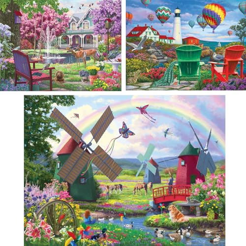 Puzzle Fantasia 3 Puzzles Adultos 18 x 24 in miniatura 2