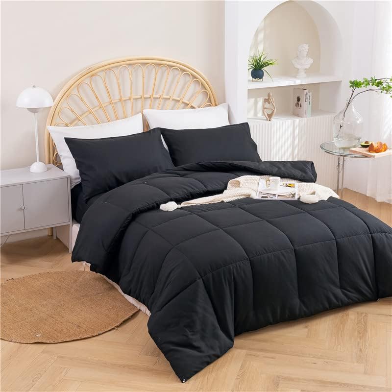 Miniatura 3 de DBOZE Bed in a Bag - Juego de edredón de 5 piezas, juegos de ropa de cama para todas las estaciones con edredón, sábana encimera, sábana bajera y