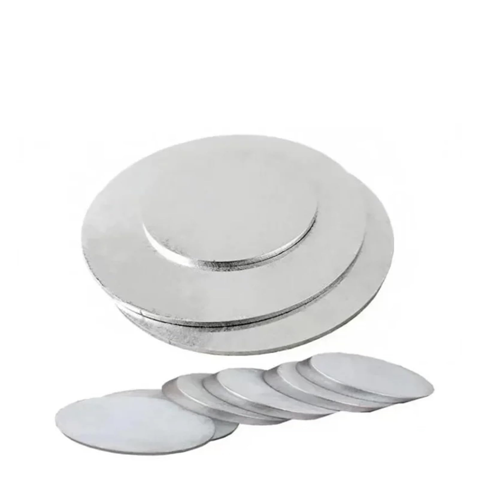 Okrągła płyta ze stali nierdzewnej, 1pcs Stainless Steel Disc Silver Diameter 50-300mm Thickness 0.5-5mm(Thickness 5mm,Dia 250mm)