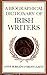 A Biographical dictionary of Irish writers