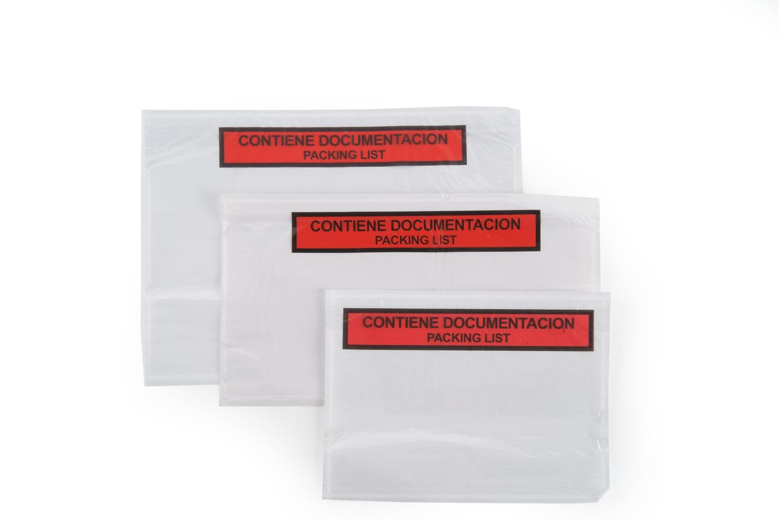 Sobres PACKING LIST- Sobres Portadocumentos Transparente (Contiene Documentación) (240x140mm, 100.0, unidad)