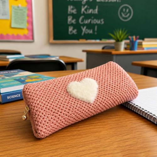 Image of ASIAN Cute Pencil Pouch for Boys & Girls | Zipper Pencil Case for Kids | School Stationery Organizer Pouch | Cosmetic & Pen Holder for School, Office & Travel
