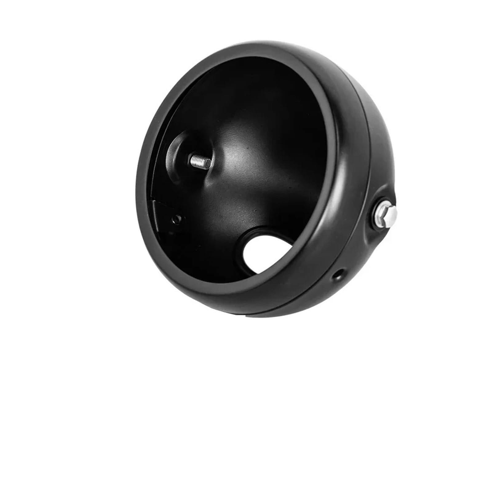 Pour Chopper 5,75 Pouces Moto Ronde Noire 3/4 "boîtier De Montage Phare LED Coque Seau ﻿ Projecteur Avant Moto