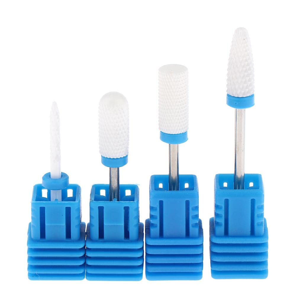 CALANDIS 4 Pcs Nail Polishing Cuticle Removal Nail Drill Bit Manicure Nail Care Tool | 4pcs Nail Art Drill Bit