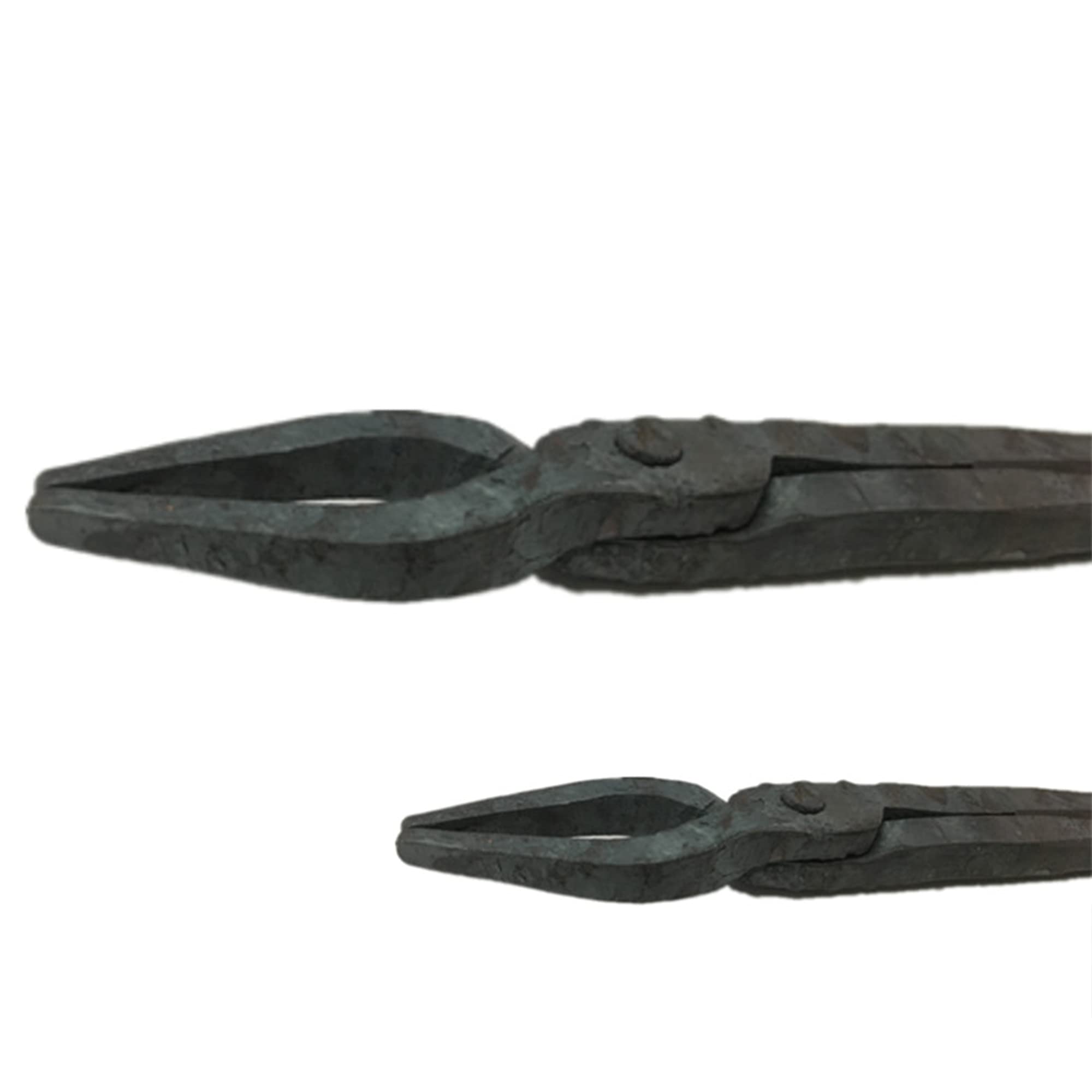 Tenaza de forja Pinzas de herrero Pinzas planas Pinzas de boca afiladas 70cm 1.25kg Tenaza de forja Forja del yunque del herrero del ingeniero